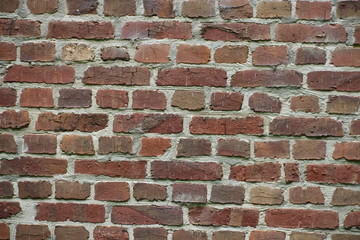 Hintergrund Mauer mit Ziegelen, Ziegelwand