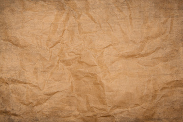 Crumpled paper for background usage