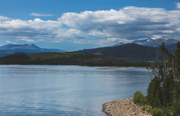 lake in the mountains