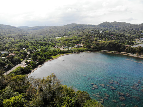 An Aerial View Of St. Mary, Jamaica 