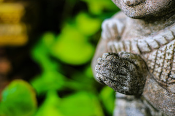 statue in the garden