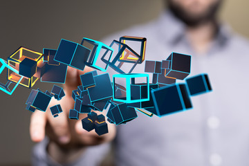 data code binary concept