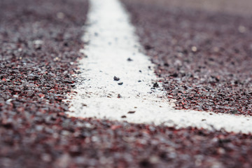 street football field. white stripe football pitch