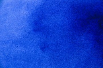 Abstract blue background in watercolor style