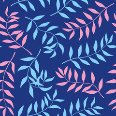 Floral colorful ornament. Seamless pattern