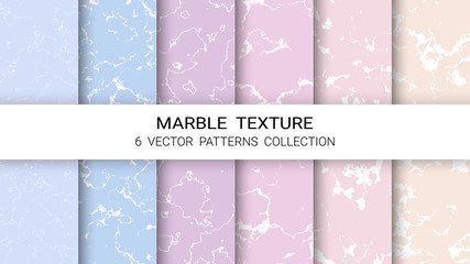 Marble Texture, Premium Set of Vector Patterns Collection, Abstract Background Template, Suitable for Luxury Products Brands with Golden Foil and Linear Style.