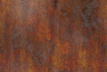 rusty metal plate