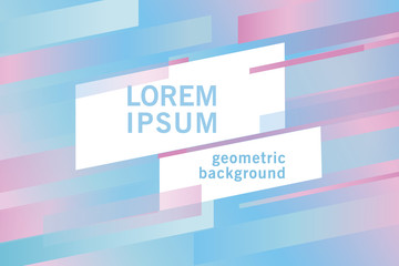 Gradient abstract pink and blue rectangle dinamic modern background for flash banners. Sale banner template design, transparent splash for title, text. Cold flat gradient theme for presentation