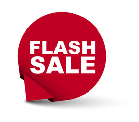 red vector banner flash sale