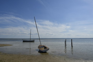 Summer on the beautiful beach of Kuznica