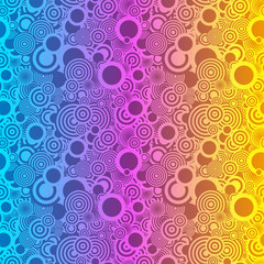 Retro with circles pattern. Abstract background pattern design with circles. Vector illustration. 