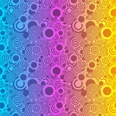 Retro with circles pattern. Abstract background pattern design with circles. Vector illustration. 