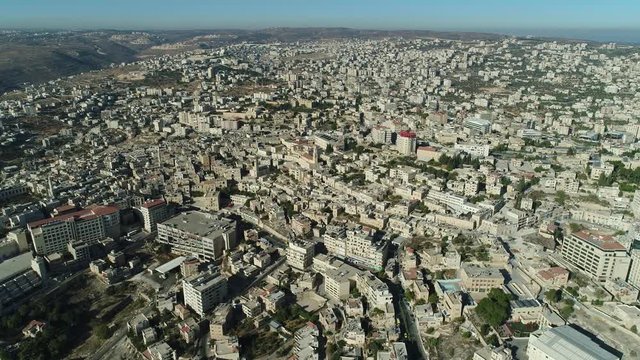 Aerial overlook of Bethlehem. West Bank. DJI_0079-02