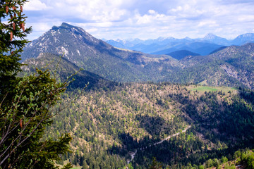 Bayerische Voralpen mit Benediktenwand