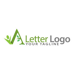 A people logo template, stock logo template	