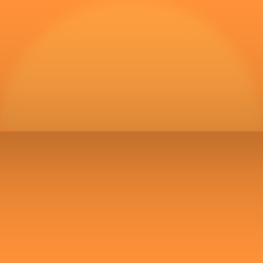 Orange color wall and ground