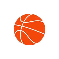 Basketball ball icon. Vector. Isolated.