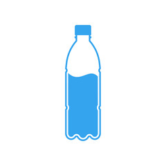 Bottle of water icon. Vector. Isolated.