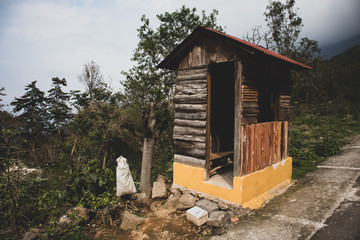 Checkpoint in San Pedro la Laguna, Guatemala