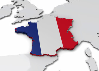 Franch Map - 3D