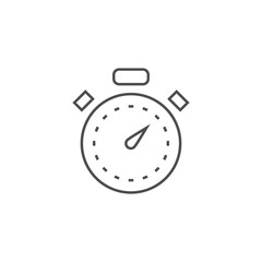 Stopwatch Line Icon