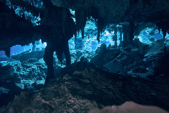 Underwater Caves Cenotes Mexico