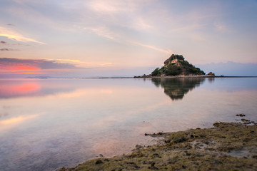 Obraz premium Sombrero Island, San Pascual, Masbate, Philippines. Circa April 2019
