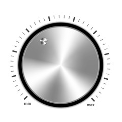 Volume button, music knob with metal.