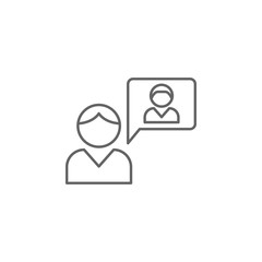 story friendship outline icon. Elements of friendship line icon. Signs, symbols and vectors can be used for web, logo, mobile app, UI, UX