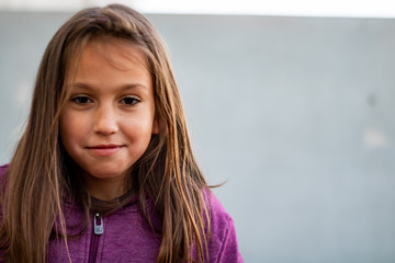 Portrait of little girl