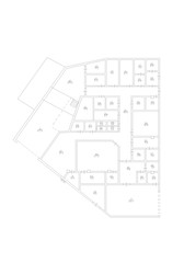 2d floor plan. Black&white floor plan. Floorplan