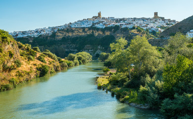 Arcos de la Frontera in the late afternoon sun, province of Cadiz, Andalusia, Spain.
