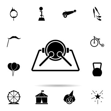 drum icon. Universal set of circus for website design and development, app development