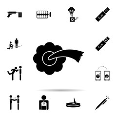 Naklejka premium flower icon. Universal set of day of jokes for website design and development, app development