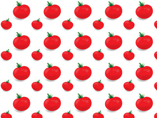 Patern with tomatoes.