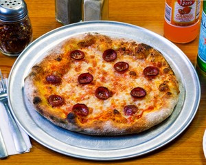 Authentic Pepperoni pizza