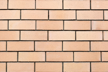 The concept of the yellow brick wall. Copyspace. The idea of construction. Background or texture.