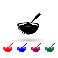 diet food illustration multi color icon. Elements of spa set. Simple icon for websites, web design, mobile app, info graphics