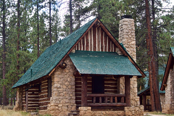 A rustic cabin, Bryce Canyon National Park