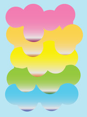 Abstract liquid paint background