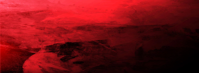 Black and red abstract banner for Photoshop