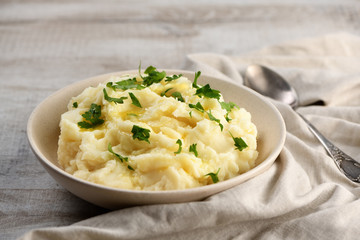 Mashed potatoes with butter