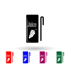 grape juice multi color icon. Elements of drink set. Simple icon for websites, web design, mobile app, info graphics