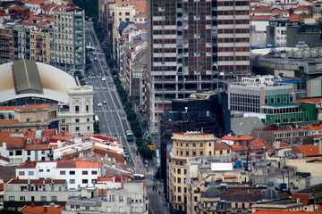 Aerial view of Bilbao
