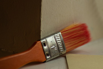 orange paintbrush