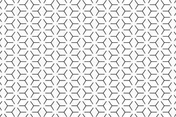 Fototapeta premium Geometric seamless line pattern. Minimalistic decorative texture. Vector abstract pattern.