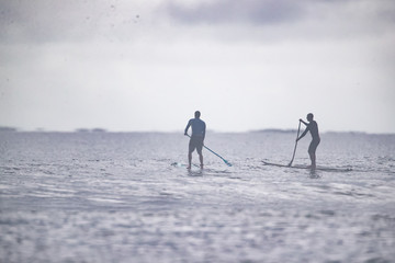 young couple on the beach