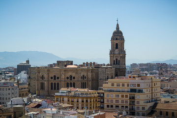 Malaga skyline