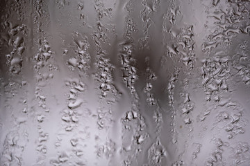 rain drops on window glass