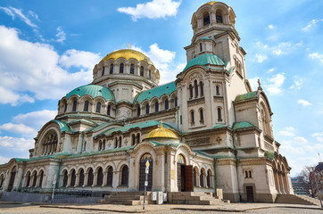 Fototapeta na wymiar alexander nevski cathedral in sofia